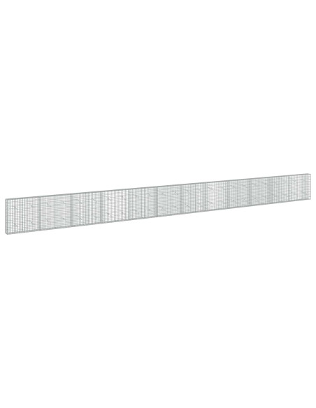 Gabione con Filo da 3,5 mm e Rete da 5x10 cm 1200x20x100 cm