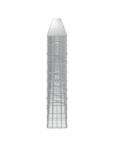 Gabione con Filo da 3,5 mm e Rete da 5x10 cm 1200x20x100 cm
