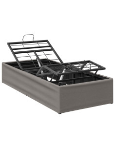 Telaio Letto Elettrico Regolabile Tortora 200 x 70 x 33,5 cm 2