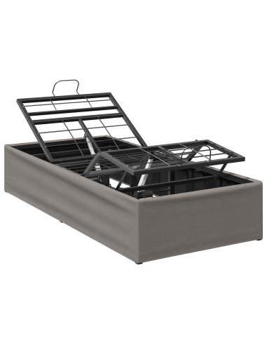 Telaio Letto Elettrico Regolabile Tortora 200 x 70 x 33,5 cm