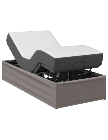 Telaio Letto Elettrico Regolabile Tortora 200 x 70 x 33,5 cm