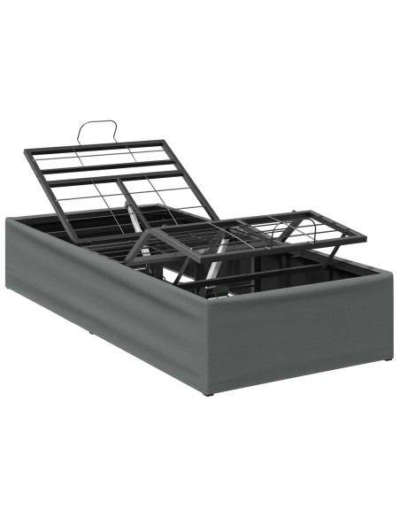 Telaio Letto Elettrico Regolabile Grigio Scuro