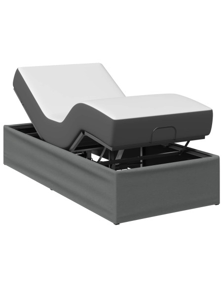 Telaio Letto Elettrico Regolabile Grigio Scuro