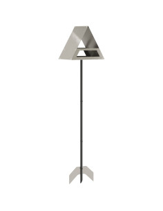 Mangiatore per Uccelli Acciaio Inox Argento 2