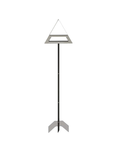 Mangiatore per Uccelli Acciaio Inox Argento