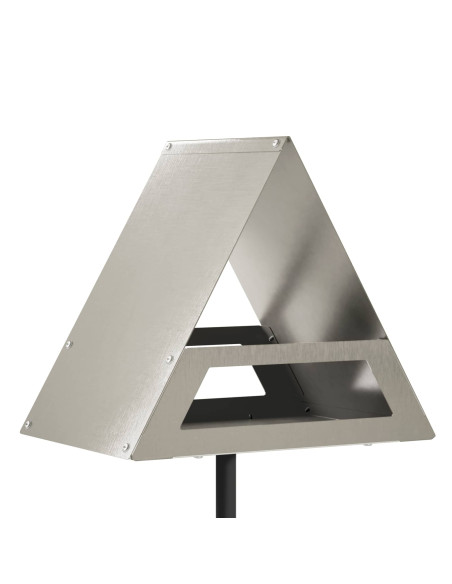 Mangiatore per Uccelli Acciaio Inox Argento