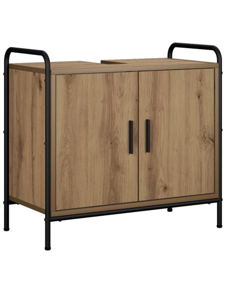 Set di Armadi da Bagno 2 pz Rovere Artigianale