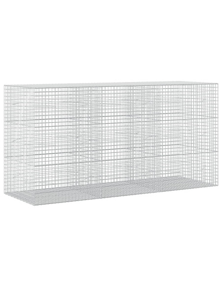 Gabione con filo da 5 mm e rete da 5x5 cm 300x100x150 cm