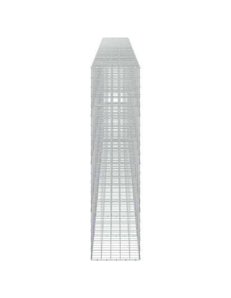 Gabione con filo da 5 mm e rete 10x10 cm 900x50x200 cm
