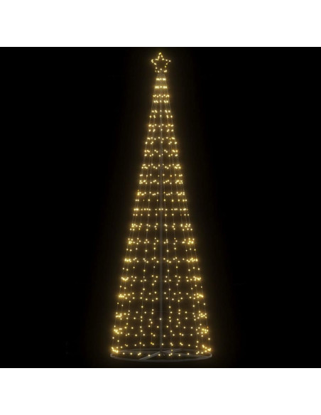 Albero di Natale a LED 550 LED Bianco Caldo 300 cm