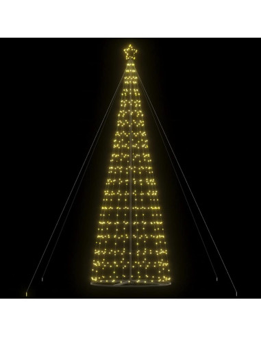 Albero di Natale a LED 1534 LED Bianco Caldo 500 cm