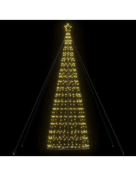 Albero di Natale a LED 1534 LED Bianco Caldo 500 cm