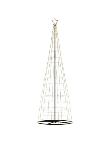 Albero di Natale a LED 550 LED Bianco Caldo 300 cm