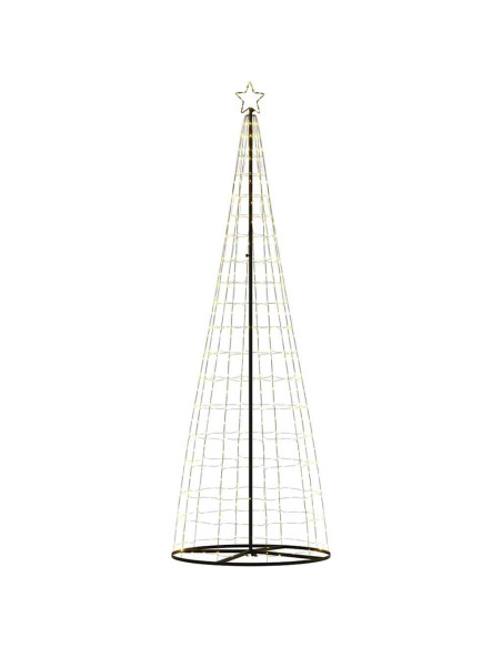 Albero di Natale a LED 550 LED Bianco Caldo 300 cm