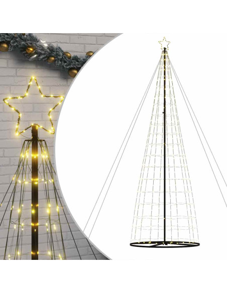 Albero di Natale a LED 1534 LED Bianco Caldo 500 cm