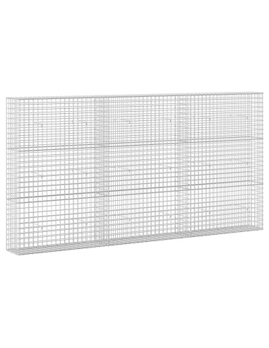 Gabion con Filo da 3,5 mm e Maglia da 5x5 cm 300x30x150 cm