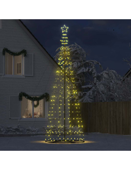 Albero di Natale a LED 1534 LED Bianco Caldo 500 cm
