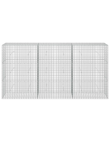 Gabion con Filo da 3,5 mm e Maglia da 5x5 cm 300x30x150 cm
