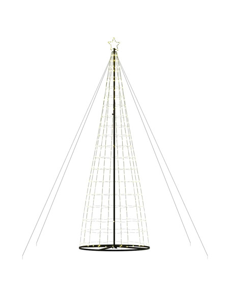 Albero di Natale a LED 1534 LED Bianco Caldo 500 cm