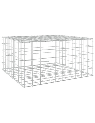 Gabione con Filo da 3,5 mm e Rete da 10x10 cm 100x100x50 cm