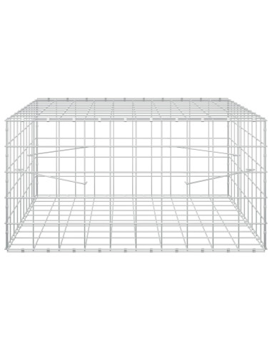 Gabione con Filo da 3,5 mm e Rete da 10x10 cm 100x100x50 cm