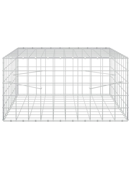 Gabione con Filo da 3,5 mm e Rete da 10x10 cm 100x100x50 cm