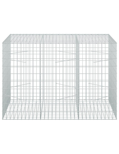 Gabione con Filo da 5 mm e Rete da 5x10 cm 150x100x100 cm
