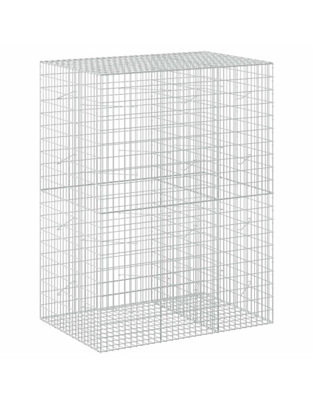 Gabione con Filo da 5 mm e Rete da 5x10 cm 150x100x200 cm