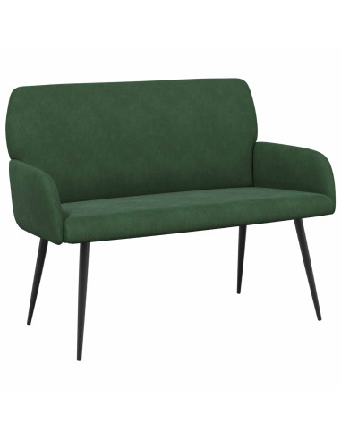 Divano 2 posti con gambe in metallo 2 posto Verde Scuro