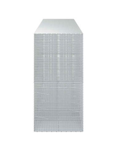 Gabione con filo da 3,5 mm e rete da 5x2,5 cm 750x100x200 cm