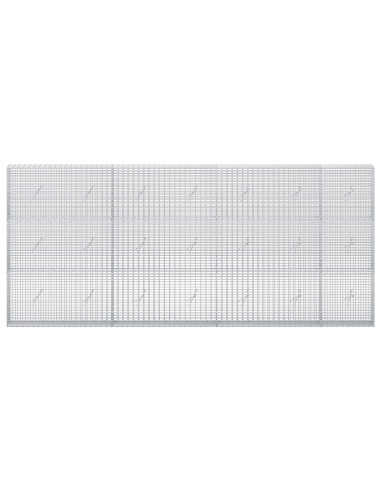 Gabione con filo da 3,5 mm e rete da 5x2,5 cm 350x20x150 cm