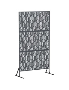Schermo per Privacy 100 x 50 x 180 cm Acciaio Antracite 2