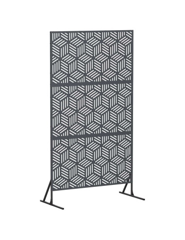 Schermo per Privacy 100 x 50 x 180 cm Acciaio Antracite