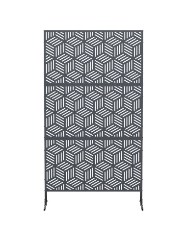 Schermo per Privacy 100 x 50 x 180 cm Acciaio Antracite