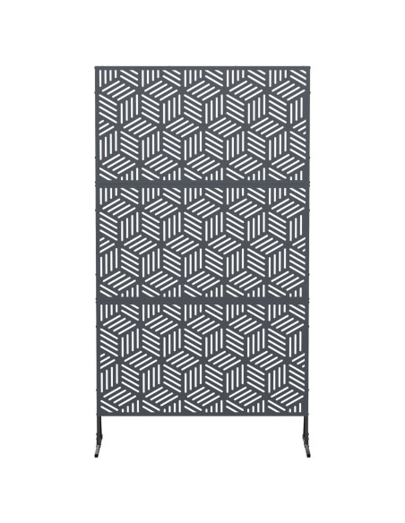 Schermo per Privacy 100 x 50 x 180 cm Acciaio Antracite