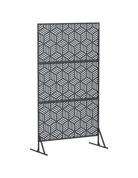 Schermo per Privacy 100 x 50 x 180 cm Acciaio Antracite