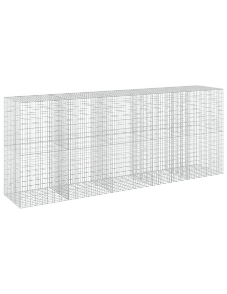 Gabione con Filo da 3,5 mm e Rete da 5x10 cm 500x100x200 cm