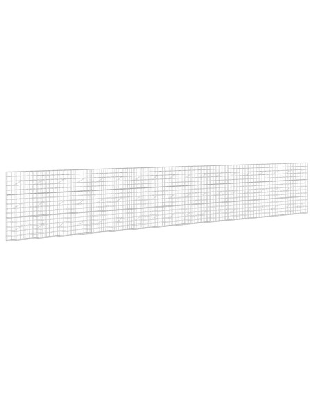 Gabione con filo da 5 mm e rete 10x10 cm 900x10x150 cm