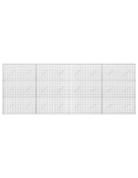 Gabion con Filo da 3,5 mm e Maglia da 5x5 cm 400x10x150 cm