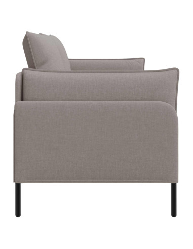Divano a 2 Posti Tortora 188 x 81 x 89 cm Tessuto
