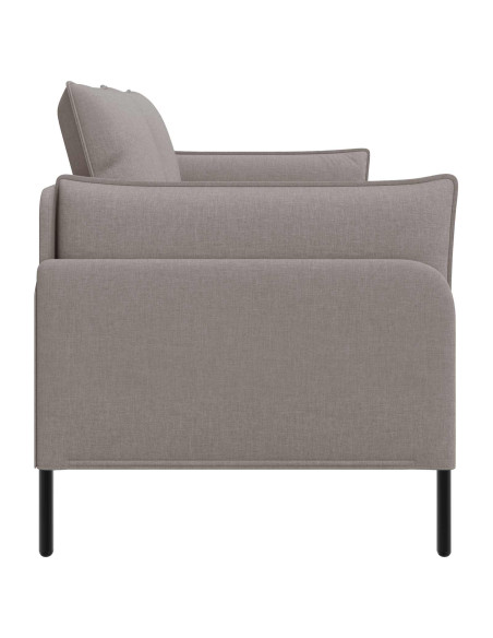 Divano a 2 Posti Tortora 188 x 81 x 89 cm Tessuto