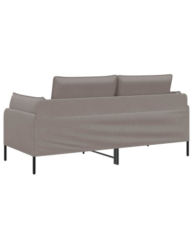 Divano a 2 Posti Tortora 188 x 81 x 89 cm Tessuto