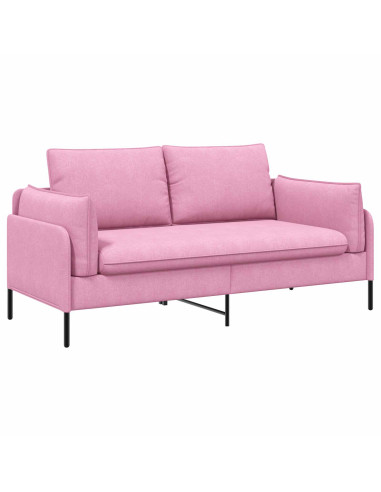 Divano a 2 Posti Rosa 188 x 81 x 89 cm Tessuto