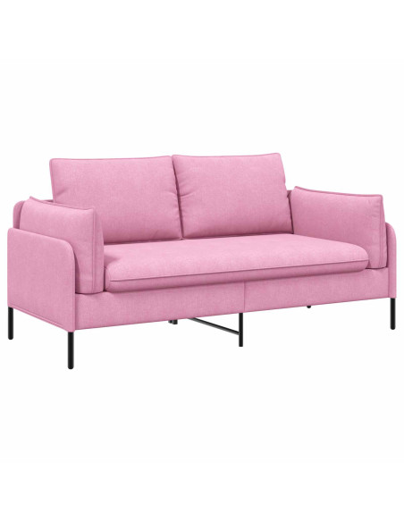 Divano a 2 Posti Rosa 188 x 81 x 89 cm Tessuto