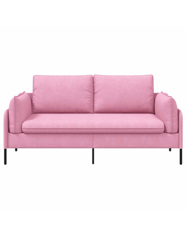 Divano a 2 Posti Rosa 188 x 81 x 89 cm Tessuto