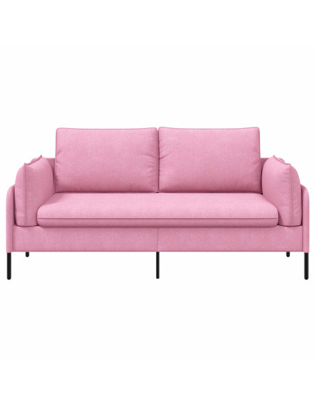 Divano a 2 Posti Rosa 188 x 81 x 89 cm Tessuto