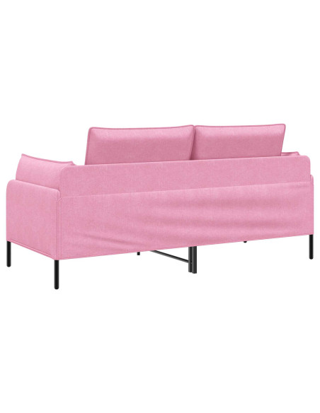 Divano a 2 Posti Rosa 188 x 81 x 89 cm Tessuto