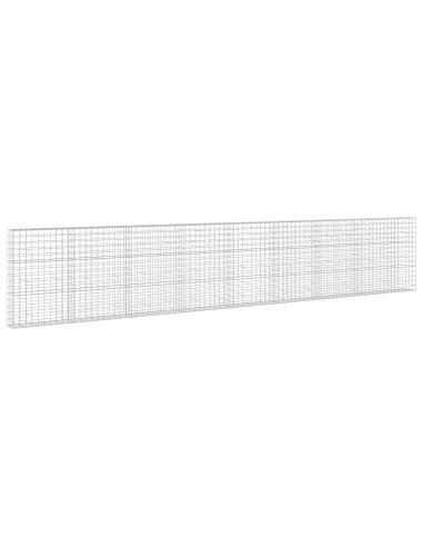 Gabione con filo da 5 mm e rete 10x10 cm 850x30x150 cm