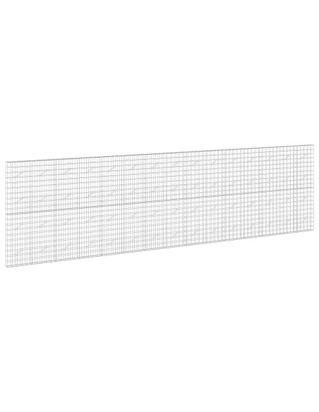 Gabione con filo da 5 mm e rete 10x10 cm 750x10x200 cm