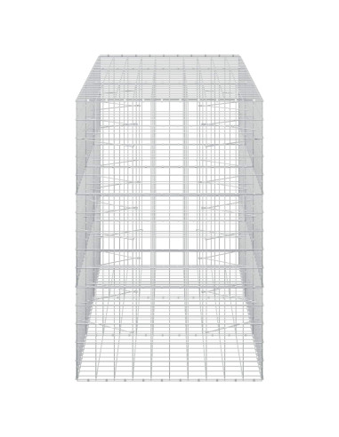 Gabione con filo da 5 mm e rete 10x10 cm 300x100x150 cm